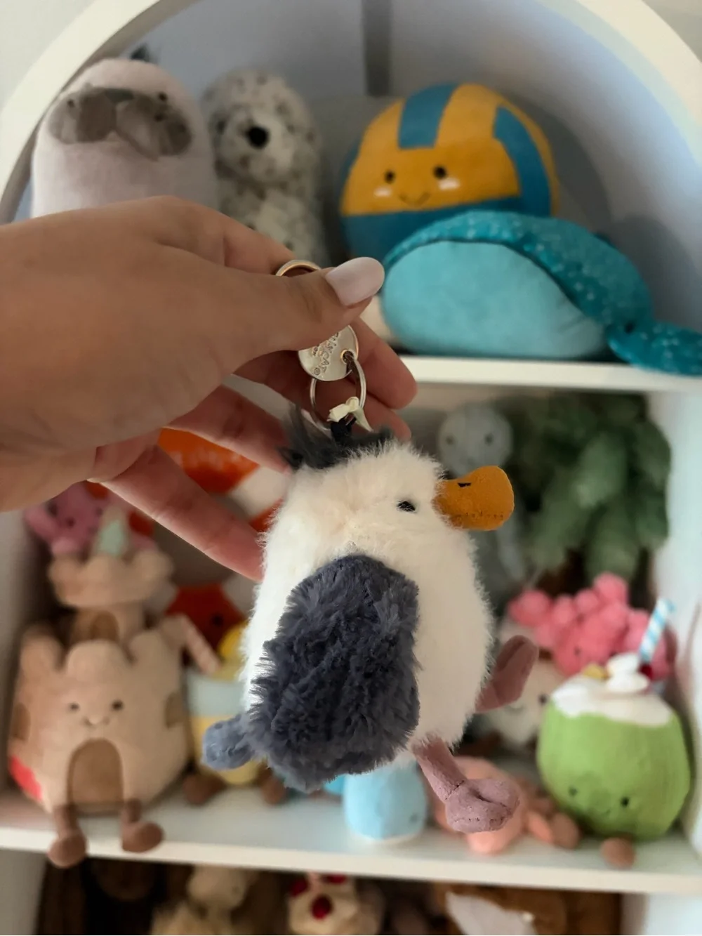 Jellycat Chip Seagull Bag Charm - Authentic , BNWT & VHTF